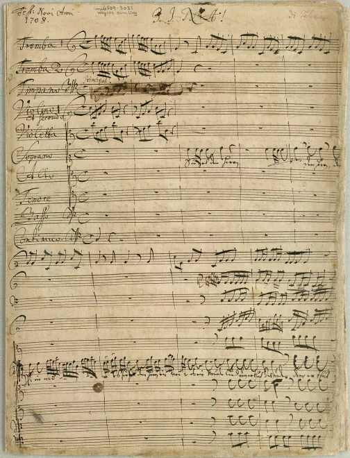 First page of Singet dem Herrn