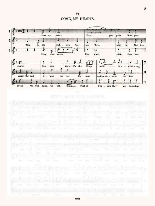 First page of Come, My Hearts