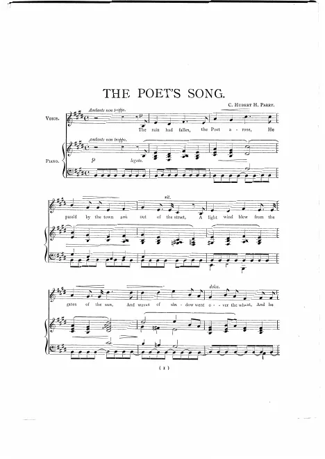 First page of 3 Songs