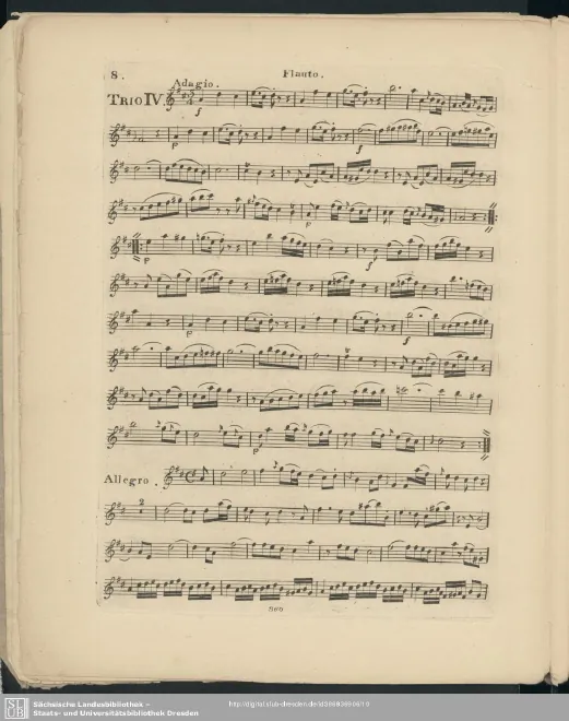 First page of Baryton Trio in C major