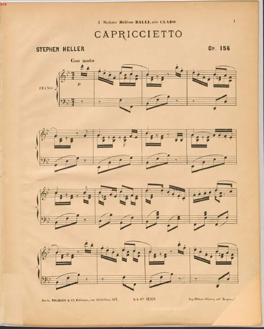 First page of Capriccietto
