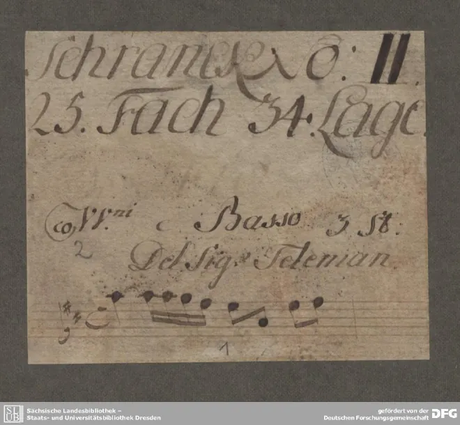 First page of Trio Sonata