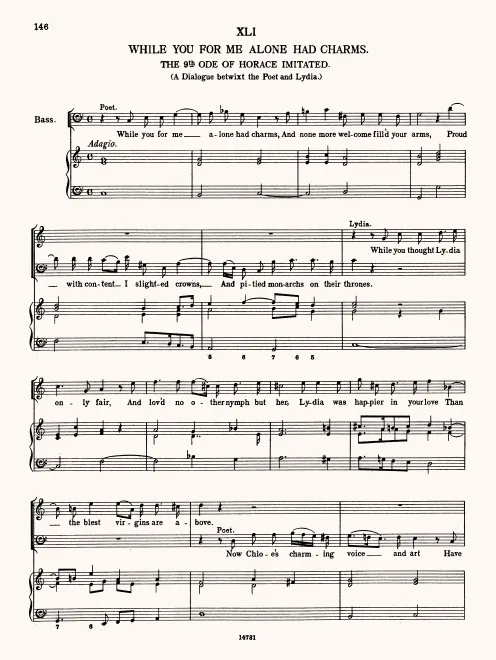 First page of While You for Me Alone Had Charms