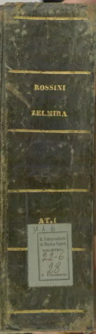 First page of Zelmira