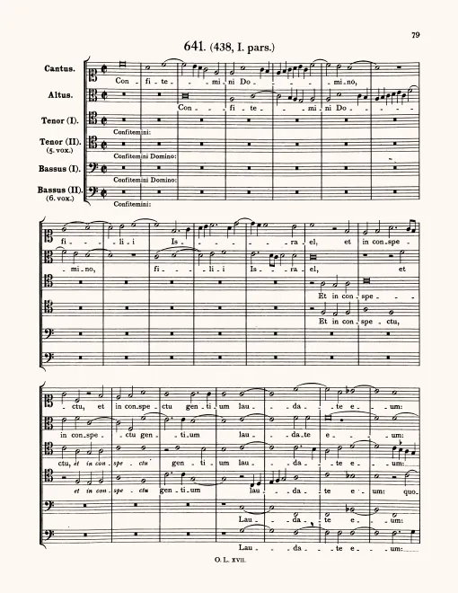 First page of Confitemini Domino