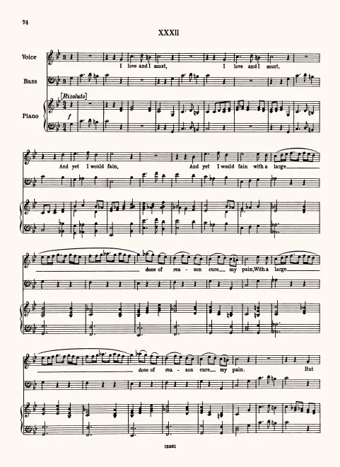 First page of I Love and I Must