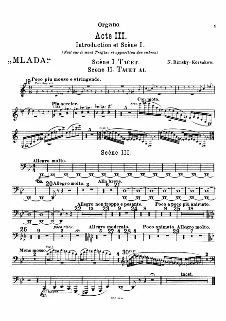 Organ (ad lib.)