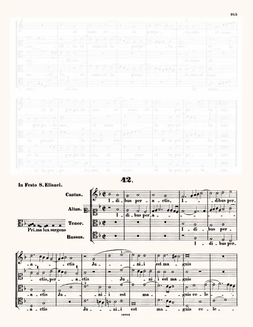 First page of Prima lux surgens