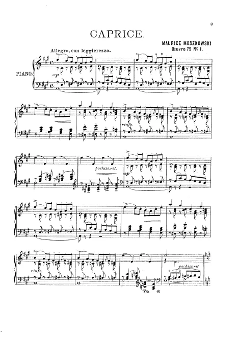 First page of 2 Morceaux