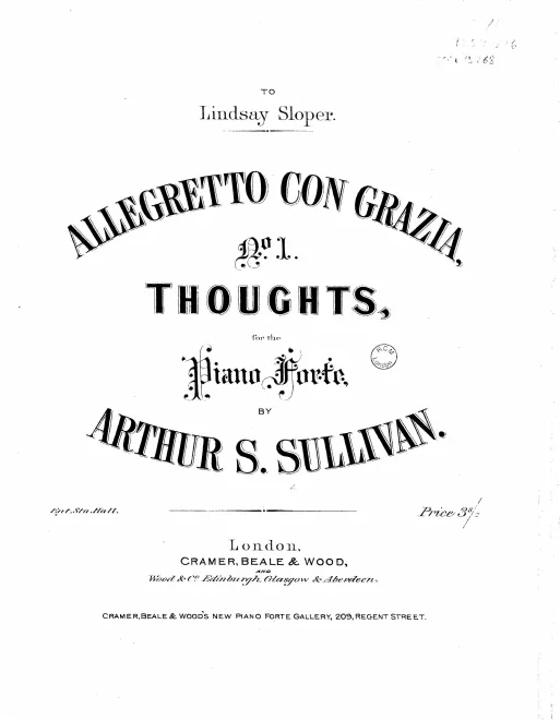 First page of Thoughts