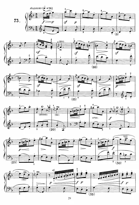 First page of Keyboard Sonata in F major