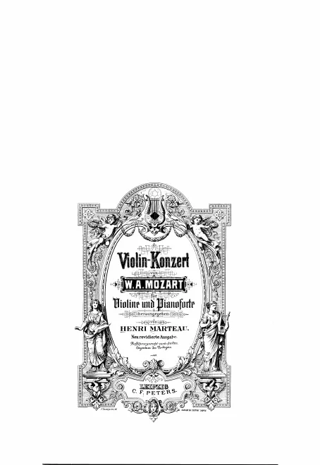First page of Violin Concerto