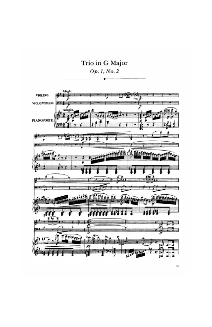 First page of Piano Trio No.2