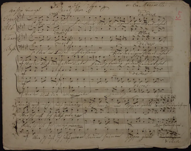 First page of Das edle Herz (II)