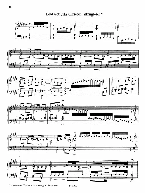 First page of Lobt Gott, ihr Christen, allzugleich