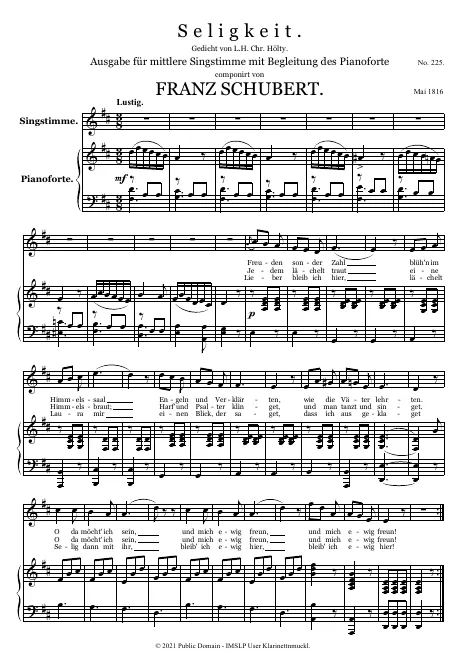 Complete Score (medium voice)