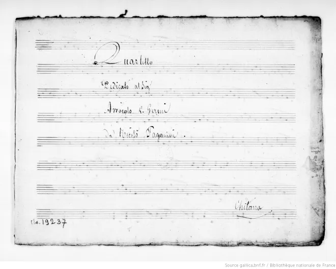 First page of Guitar Quartet No.9