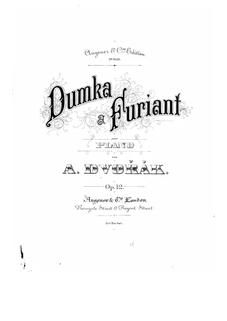 First page of Dumka and Furiant