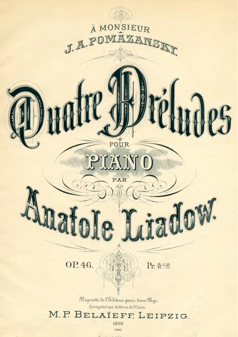 First page of 4 Preludes