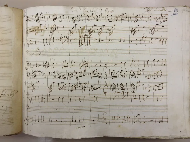 First page of Cello Concerto in A minor