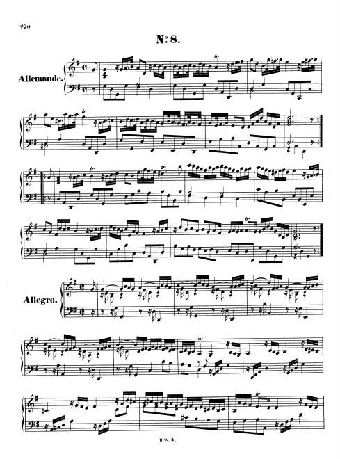 First page of Suite in G major
