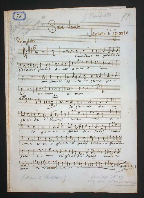 First page of Cum Sancto Spiritu