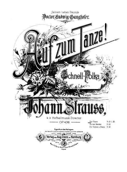 First page of Auf zum Tanze!