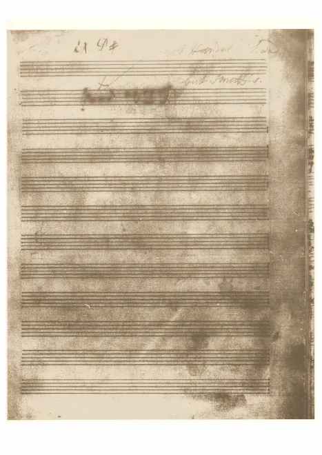 First page of Concerto in D major, HWV 335a