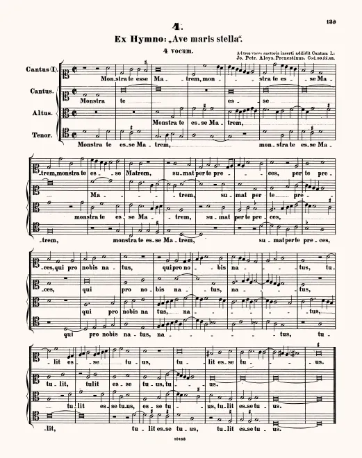 First page of Monstra te esse Matrem