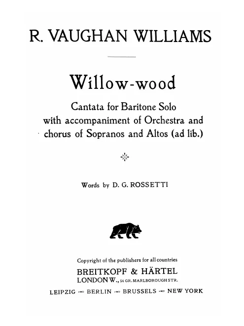First page of Willow-Wood