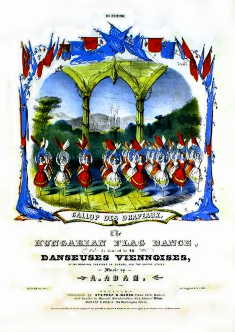 First page of Galop des drapeaux