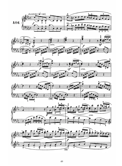 First page of Sonata in C minor