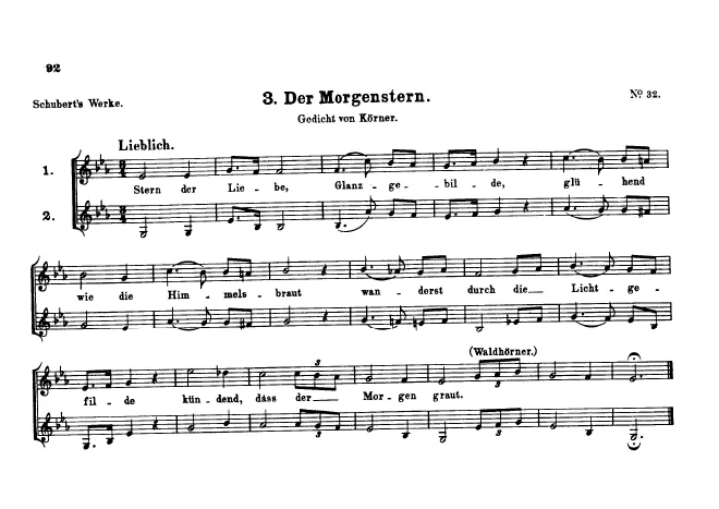 First page of Der Morgenstern