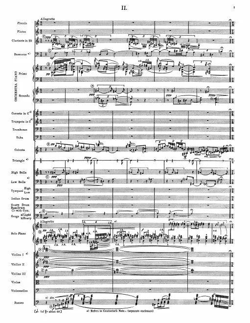 First page of Symphony No.4