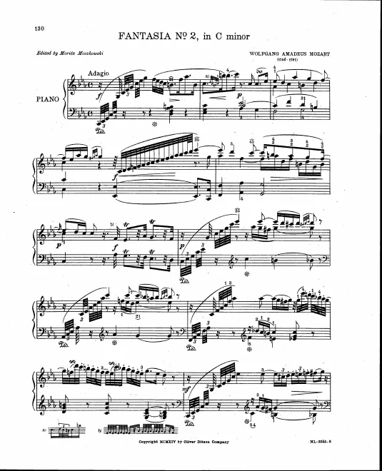First page of Fantasia