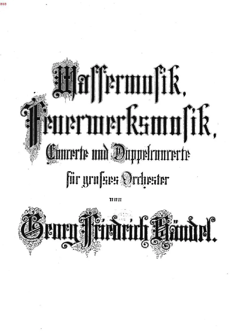 First page of Concerti a due Cori