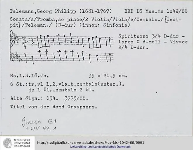 First page of Sonata