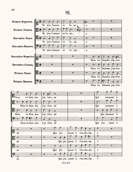 First page of Un jour l'amant et l'amie
