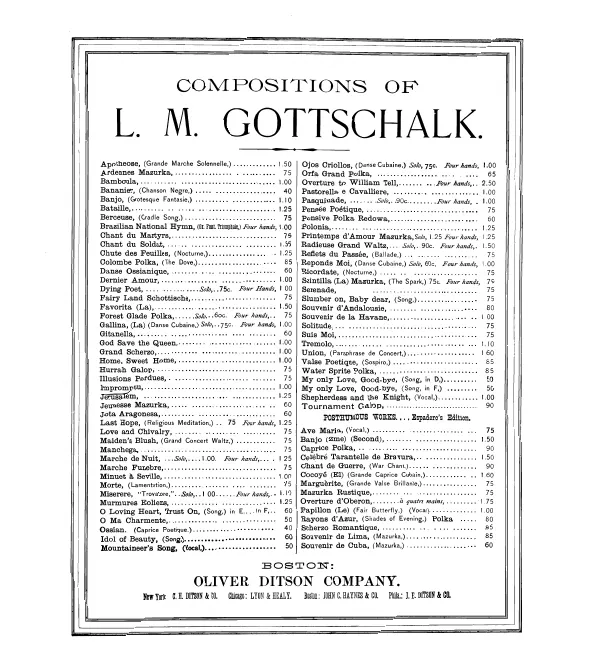 First page of Impromptu