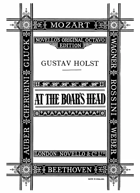 First page of At the Boar's Head