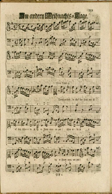 First page of Jauchzet, frohlocket! der Himmel ist offen
