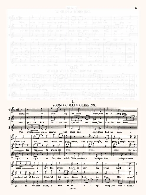 First page of Young Colin Cleaving