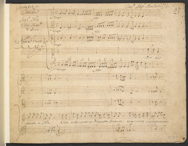 First page of Ombre tacite e sole