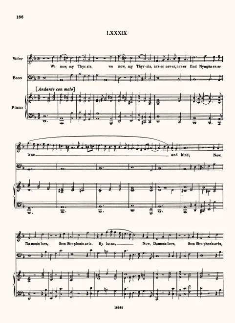 First page of We Now, My Thyrsis, Never Find