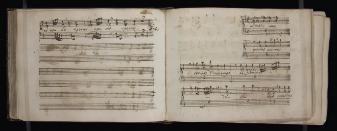 First page of Dove una quercia annosa ; Beltà bruna