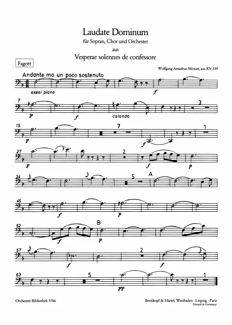 Bassoon (ad lib.)