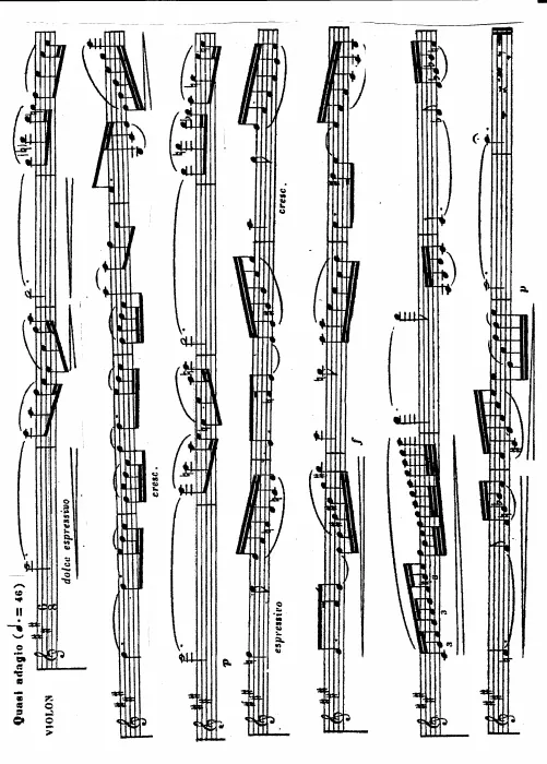 Violin Part (paste-up)