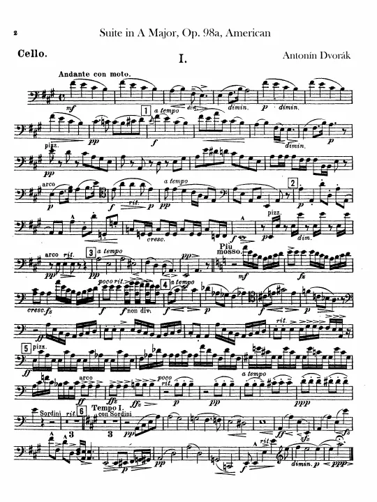 First page of Suite