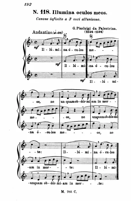 First page of Illumina oculos meos