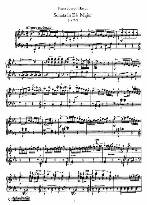 First page of Piano Sonata No.28
